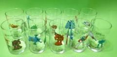 ガンダム グラス 6個セット by SUNTORY Vintage 1980s Bandai Gundam x Suntory Novelty Glass Tumbler