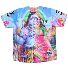 ★希少美品★MISHKA ミシカ グラフィック ベースボールシャツ