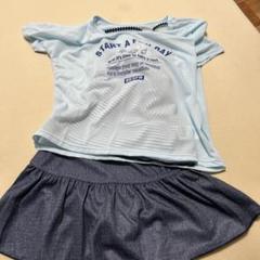 女の子用水着 セパレート水着 130cm 水色 No.3057