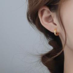 再入荷♡　レディース　ゴールド　S925　ピアス　両耳　フープ　高級感　上品