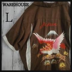 【人気】WAREHOUSE ウエアハウス ボーリングシャツ 刺繍 スカシャツ