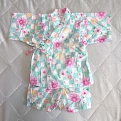 最終値下げ　女の子　80 ワンピース　メゾピアノ　プティマイン　甚平 petit main - 新品 プティマイン girlsアソート甚平の通販 by