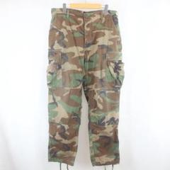 00s US ARMY ウッドランド カモ 迷彩 ミリタリー カーゴパンツ 古着