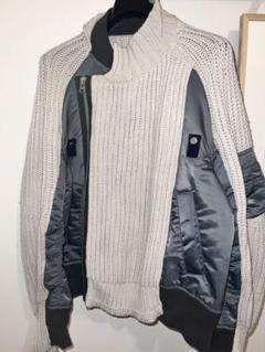 2025年最新】sacai ニット ma-1の人気アイテム - メルカリ