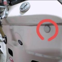ラビット　s301 601 ミラー　ポール ラビット S201系 と思われるミラーポール 左右？ 再メッキ S301