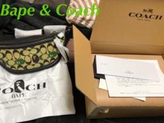 【新品】BAPE® X COACH RIVINGTON BELT BAG