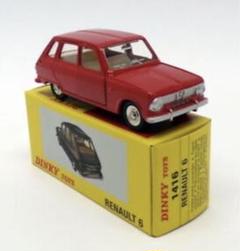 Dinky Toys Renault 6 レッド ミニカー　ディンキールノー6 Dinky Toys Renault 6 レッド ミニカー ディンキールノー6