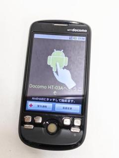 日本初HTCのスマホ HT-03A 黒 NTT docomo 充電器付き - メルカリ