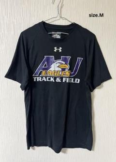 UNDER ARMOR　古着 スポーツ Tシャツ　黒　size.M【匿名配送】