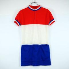 フランス製　Courageous 半袖　ニット ホワイトピンク　サマー　古着 中古・古着通販】courreges (クレージュ) ロゴ刺繍半袖ニット