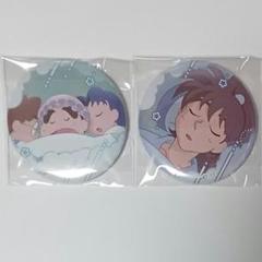 お*ゃ様 忍たま乱太郎 忍たま 百面相 寝巻き　缶バッジ　土井半助 乱きりしん 忍たま乱太郎 百面相缶バッジ 寝巻き姿の段 土井半助 乱きりしん