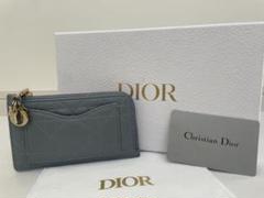 人気★Dior Lady Dior Cosmos ジップ カードホルダー ラムスキン すぐ届く DIOR LADY DIOR COSMOS ジップ カードホルダー (Dior