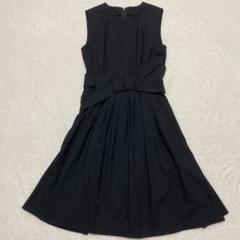 未使用級✨フォクシー レディサクセス フレアワンピースドレス ブラック 38 Rental Little Black Dress ten. / FOXEY ストレッチ フレアー