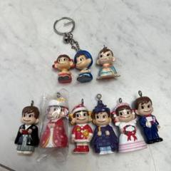 不二家 ペコちゃんポコちゃんミニフィギュアセット 9体