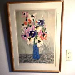 ⭐️日本画　春風の花⭐　関菜穂子 ⭐️日本画 春風の花⭐ 関菜穂子 - メルカリ