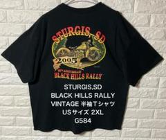 古*～様 Harley-Davidson ブラックヒルズラリー2002 Tシャツ ヴィンテージ ハーレー 2002 スタージス ブラックヒルズ ラリー