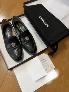 C256/袋付き CHANEL シャネル ドレスシューズ ブラック
