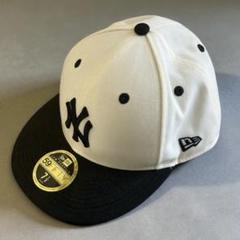 マリークワント ニューエラ　NEW ERA キャップ　帽子　白黒 マリークワント ニューエラ NEW ERA キャップ 帽子 白黒 - メルカリ