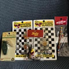 ヒステリックグラマー　レッド・アイ・パンダ　革製キーホルダー HYSTERIC MINI - ヒスミニ☆新品☆チャーム☆2点☆ラバー