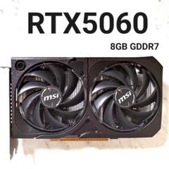 【新品同様】MSI GeForce RTX5060 8G SHADOW 2X