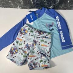 ディズニー スティッチ 水着 90 ラッシュガード ズボン