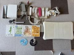 Wii本体セット バランスボード ソフト6本付き 通電確認済み