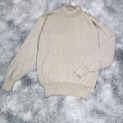 Magnolia【S】ハイネックニット　ラメ　ベージュ　小さいサイズ　レディース