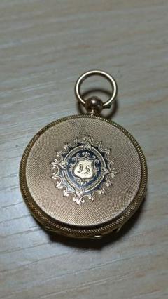 ホ*シ様 遺品整理 レトロ時計ジャンク ペンダントトップ Silver