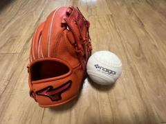 Mizuno WILL DRIVE オレンジ 少年用ソフトボールグローブ
