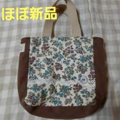 【レースと花柄が可愛い♥️】花柄グラニーバッグ　 ハンドメイド　トートバック