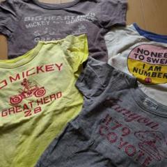 デニムダンガリー　Tシャツ　130 4枚セット