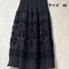 ☆美品☆SHIZUKA KOMURO白レースデザインスカート 40 ☆美品☆SHIZUKA KOMURO白レースデザインスカート 40