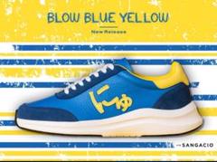 SANGACIO にゅ〜ずBLOWタイムマシーン限定コレクション青/黄 24.5 にゅ～ずBLOW『BLUE×YELLOW』タイムマシーン限定コレクション