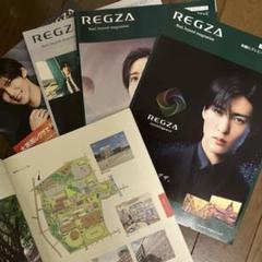 目黒蓮　午後の紅茶 ロケ地パンフレット REGZAパンフレット リーフレットのサムネイル