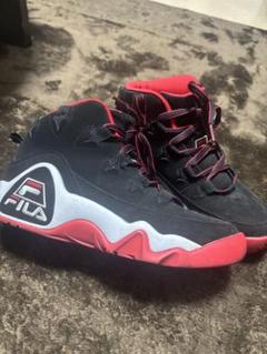 送料無料■未使用品【FILA フィラ】バスケットシューズ KJ7モデル FILA Kj7 Sneakers Men's DS Size 11.5 White Royal Blue Black