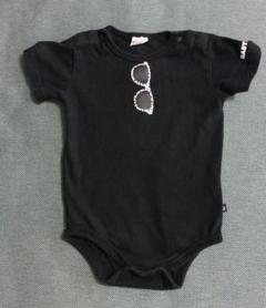 BABYDOLL 黒 サングラス 王冠ロンパース