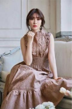 ワンピース herlipto Paisley Cotton Lace Long Dress Paisley Cotton Lace Long Dress（ワンピース）｜Her lip to