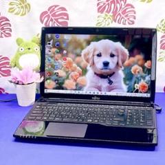 高性能Corei7✨メモリ16GB✨快速SSD✨富士通黒ノートパソコン/カメラ