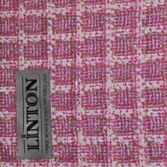 demodee　2021awピンク系ツイードハンドバッグ　linton生地 T267]リントンツイード（ピンク系） 生地 縦20cm×横35cm - メルカリ