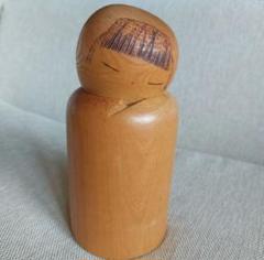 川瀬祐志 こけし 創作こけし 近代こけし 希少 花柄 工芸品 希少 近代こけし 川瀬裕志作 【夢】創作コケシ/創作こけし作家