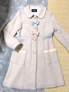 MILK ミルク twinkleコートコートピンクサックス星月ボタン