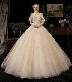 新作 ウェディングドレス 結婚式 上品 花嫁 二次会