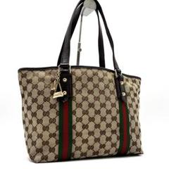 希少 グッチ シェリーライン ハンドバッグ ミニトート キャンバス GG グッチ GUCCI シェリーライン GG柄 GGキャンバス ミニトート