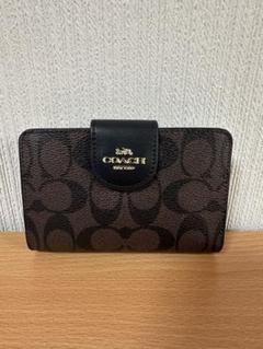 COACH 二つ折り財布 黒 レザーメンズ　美品ほぼ未使用 楽天市場】コーチ 二つ折り財布 中古 ブラックの通販