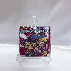 遊戯王 シール 丸昌 ブラックマジシャン キラ ステッカー 入手困難　レア 希少 遊戯王 シール 丸昌 ブラックマジシャン キラ ステッカー 入手