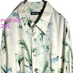 海外輸入 古着 PURITAN ピューリタン 柄シャツ 2XL