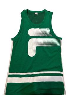 FILA グリーン ストライプ 韓国公式購入
