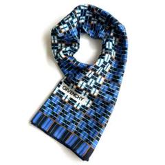 美品】GIVENCHY ジバンシィ 大判スカーフ シルク100% チェック柄