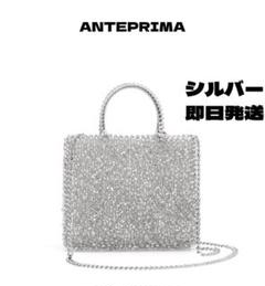 ANTEPRIMA シルバービーズバッグ 保存袋付き ANTEPRIMA ビーズハンドバッグ 保存袋付き - メルカリ