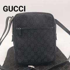 ✨極美品✨】 グッチ シマ ナイロン ショルダーバッグ ブラック